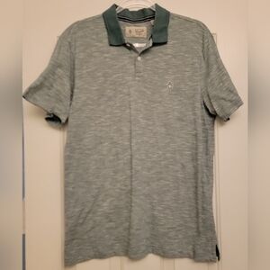 Original Penguin Men's Polo in Heathered Green